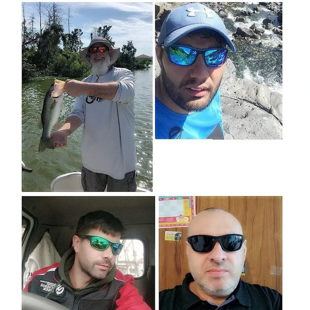 Polarized Sunglasses Men Sports Fishing Driving Cycling UV Protection Shades New